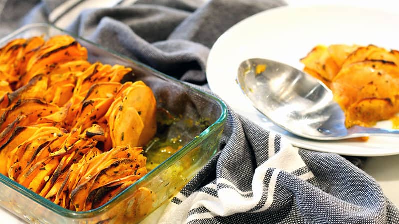 Sweet Potato Slices Made by Saba Wahid at Yale Appliance