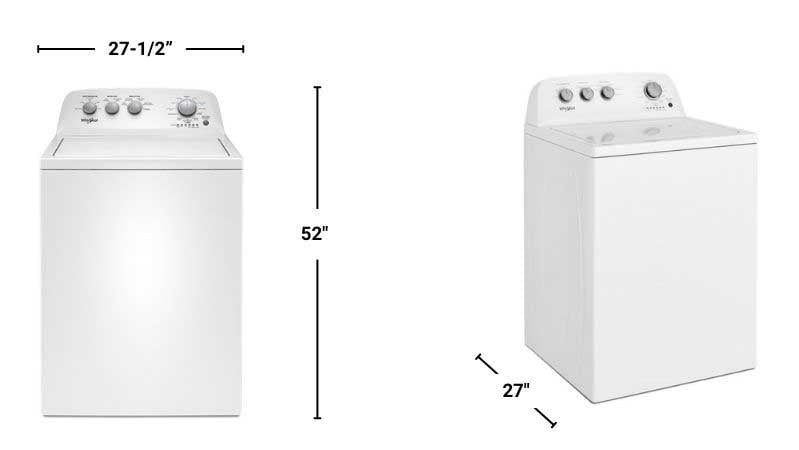 top-load-washer-dimensions