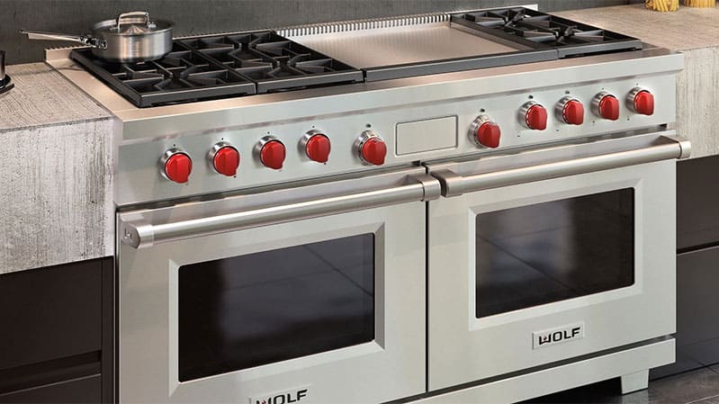 DF48650GSP by Wolf - 48 Dual Fuel Range - 6 Burners and Infrared