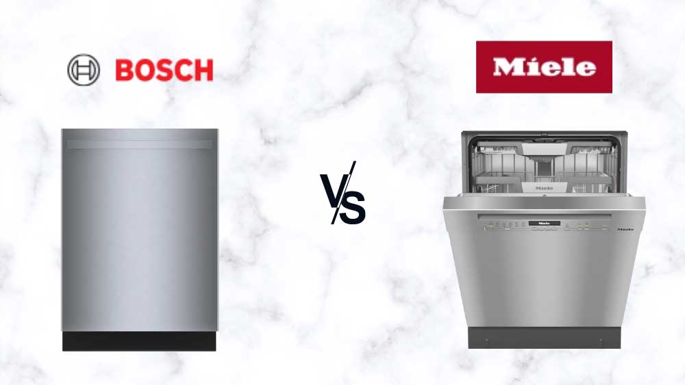 Bosch Benchmark vs. Miele G7000 Dishwashers
