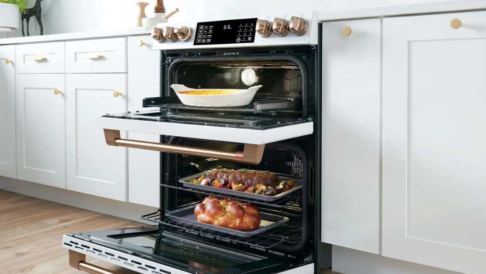 Cafe 30 Inch Induction Range CHS950P4MW2 Ovens