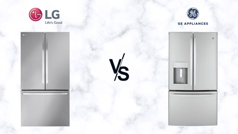 LG vs GE French Door Counter-Depth Refrigerators