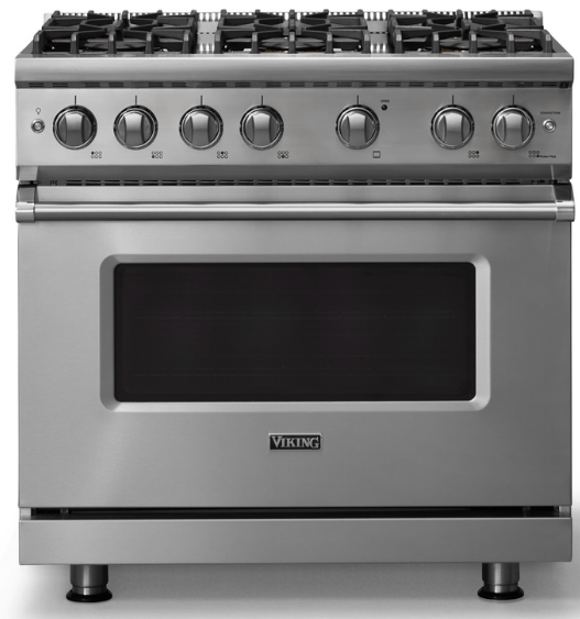 Viking-36-Inch-All-Gas-Range-VGR53646BSS