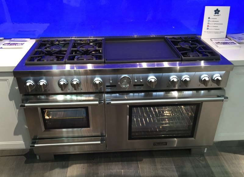 new thermador 60 inch range at architectural digest home design show